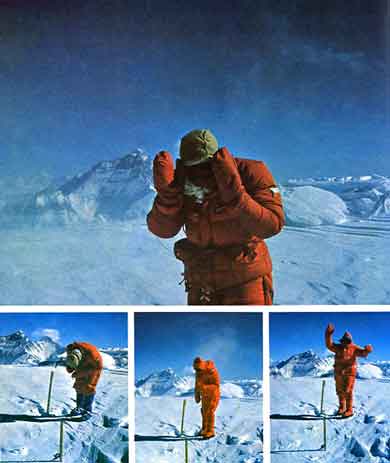 
Dusan Becik On Cho Oyu Summit December 5, 1985 - Zabudnina Everest book
